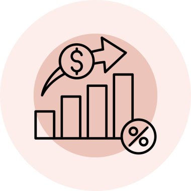 Grafik için vektör simgesi çizimi