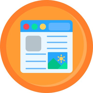 işletme finans yönetimi simgesi düz stil