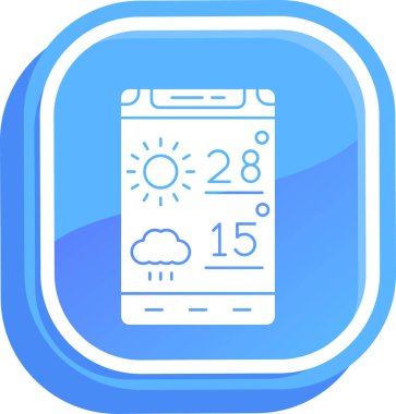 hava simgesi vektör illüstrasyonu