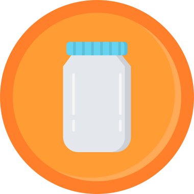 Şişe. Web simgesi basit illüstrasyon