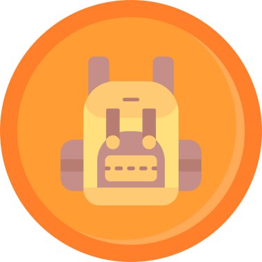 çanta çanta simgesi düz biçimli