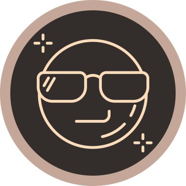 avatar. Web simgesi basit illüstrasyon