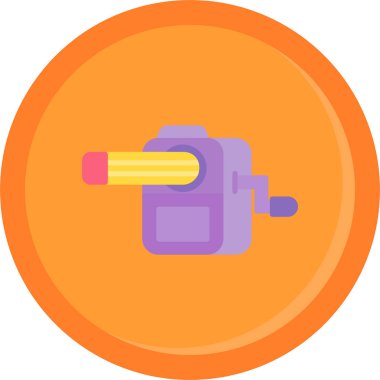 Bir gaz simgesinin vektör illüstrasyonu