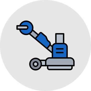 Modern simgenin vektör illüstrasyonu