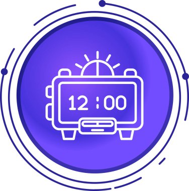 Akıllı saat ve akıllı saat ikonu beyaz arka planda izole edilmiş gri akıllı saat. Zaman yönetimi. vektör illüstrasyonu