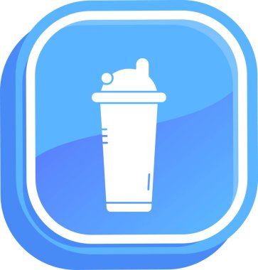 Moda tarzında izole edilmiş kahve ikonu