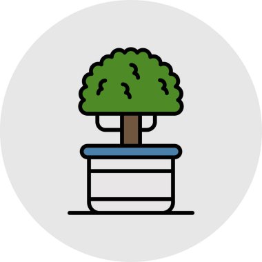 Kaktüs simgesinin vektör illüstrasyonu