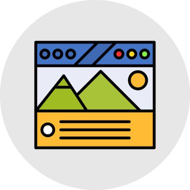 Kolayca değiştirebilen ya da düzenleyebilen web tasarım vektörü simgesi