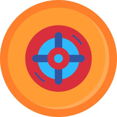 Hedef. Web simgesi basit illüstrasyon