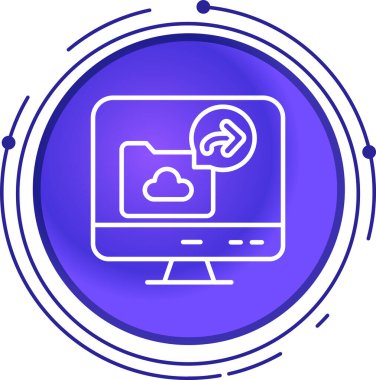 modayla izole edilmiş arkaplanda ağ paylaşım simgesi