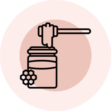 El ele tutuşan boya silindiri simgesi, vektör illüstrasyon tasarımı