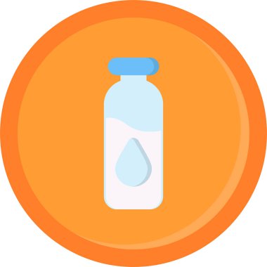 Şişe. Web simgesi basit illüstrasyon