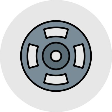 cd simge vektör illüstrasyonu