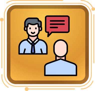 iş simgesi vektör illüstrasyonu