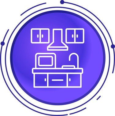 Bilgisayar monitörü. Web basit simgesi