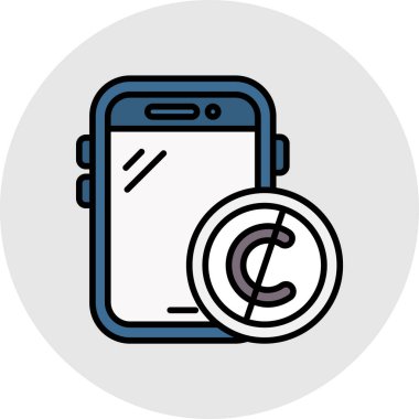 Telefon simgesi vektör illüstrasyonu