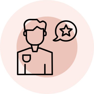 Müşteri servisi. Basit resimleme