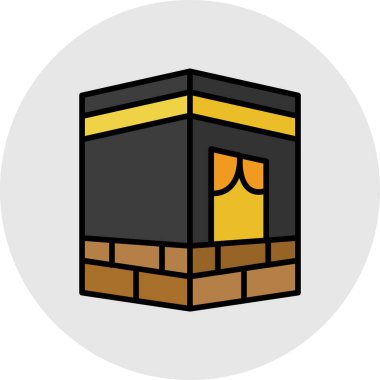 Çizgi film simgesinin vektör çizimi