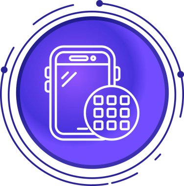 hat telefon ahizesi simgesi beyaz arkaplanda izole edildi. Telefon işareti. Renkli taslak konsepti. vektör illüstrasyonu