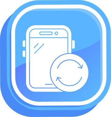 mobil uygulama simgesi, modern vektör illüstrasyon tasarımı