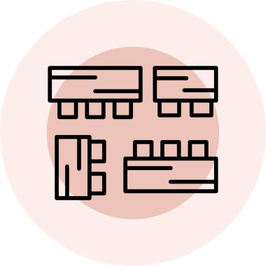 modern simge vektör illüstrasyonu