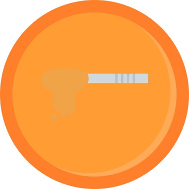 Boya. Web simgesi basit illüstrasyon