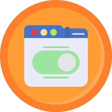 Kamera. Web simgesi basit illüstrasyon