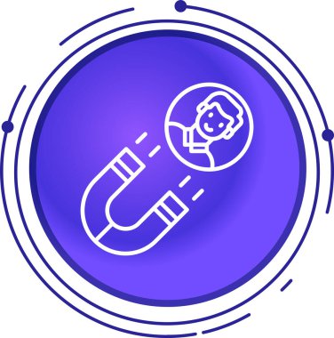 Siyah çizgili elektrikli araba simgesi beyaz arkaplanda izole edildi. Çevreci araba. Mavi daire düğmesi. vektör.