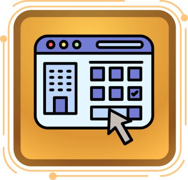 hesap makinesi simgesi vektör illüstrasyonu