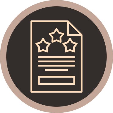 yıldız simgesi vektör illüstrasyonu