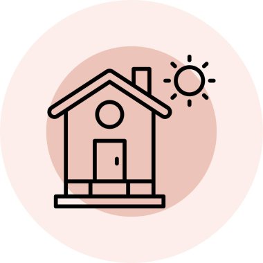Vektör Ev simgesi illüstrasyonu