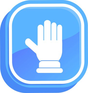 el simgesi vektör illüstrasyonu