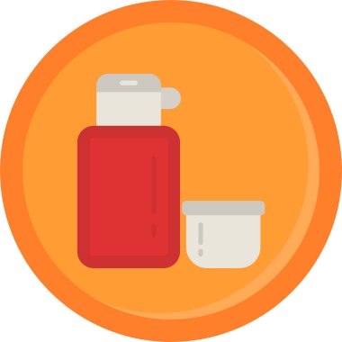 Şişe. Web simgesi basit illüstrasyon