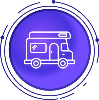 Van simge vektör çizim