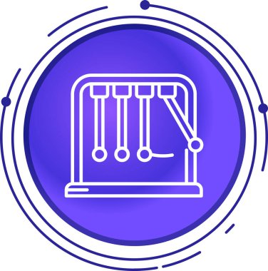 Modern b simgesinin vektör illüstrasyonu