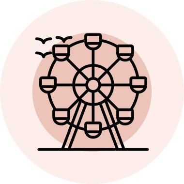 Dünya ortamı için bir arkaplan vektör illüstrasyonu