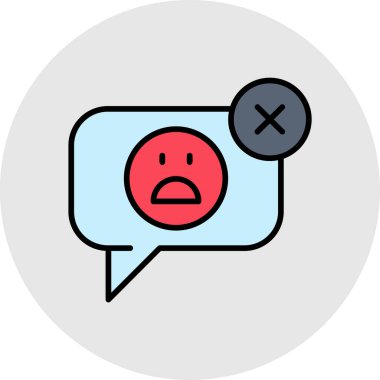 konuşma balonu ikonu vektör illüstrasyon tasarımı