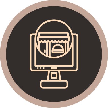 modern simge vektör illüstrasyonu