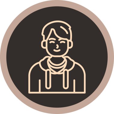 Çocuk simge vektör çizim