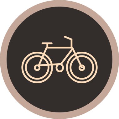 bisiklet ikonu vektör illüstrasyonu