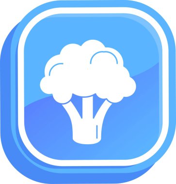 Mavi bulutun vektör çizimi