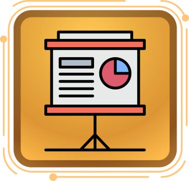 Moda stili izole edilmiş arkaplan iş tahtası simgesi