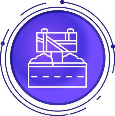 Bir gemi simgesinin vektör çizimi