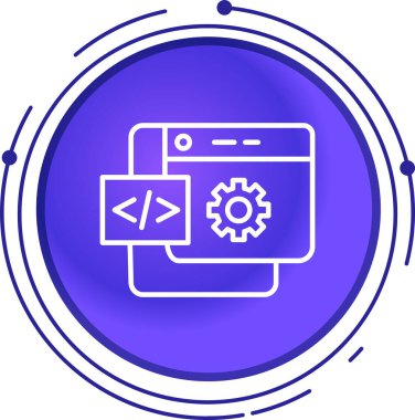 bilgisayar simgesi, vektör illüstrasyonu