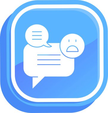 konuşma balonu simgesi, vektör illüstrasyonu