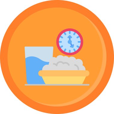 Bowling düz simgesi, vektör illüstrasyonu