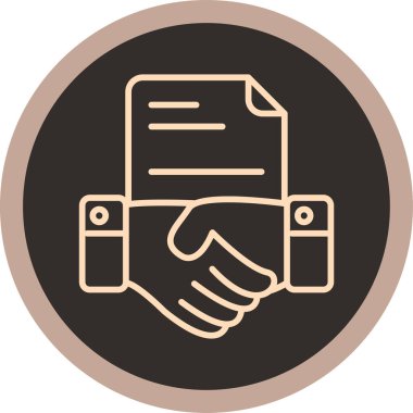 El sıkışma simgesi vektör illüstrasyonu