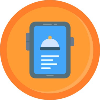 Akıllı telefon. Web simgesi basit illüstrasyon