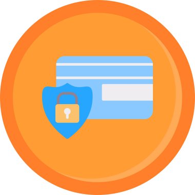 Güvenli kart vektör çizimi