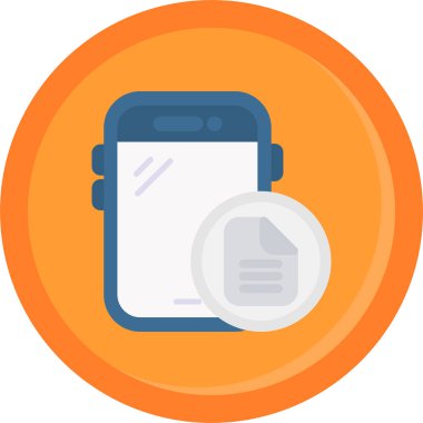 - Telefon. Web simgesi basit illüstrasyon